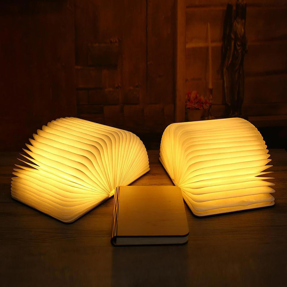 Luminária LED Livro Mágico - Noturna 3D